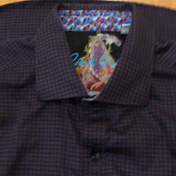 Vintage Men’s Robert Graham Purple/Black W Cubes - Picture 8 of 8